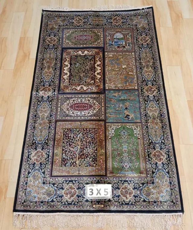 Garden squares — A patchwork-like arrangement of patterned rectangles